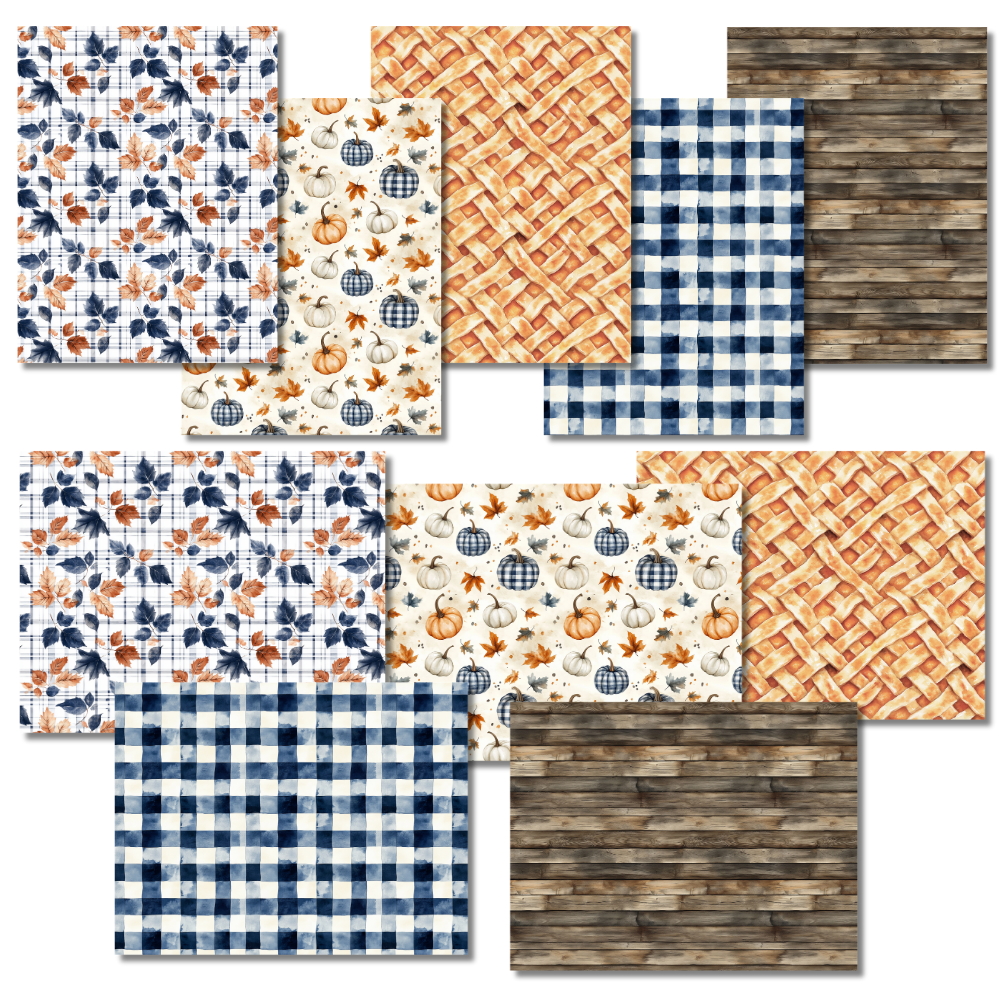 Digital pages for the Autumn at the Cottage Collection